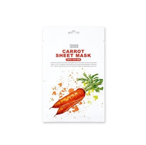 Tenzero Carrot Sheet Mask Маска за лице с екстракт от морков