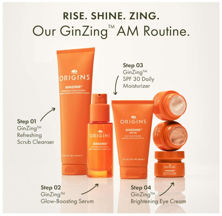 Origins GinZing Brightening Eye Cream with Caffeine and Ginseng Околоочен крем