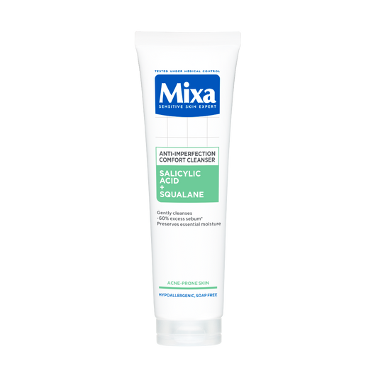 Mixa Anti Imperfection Почистващ гел за лице против несъвършенства