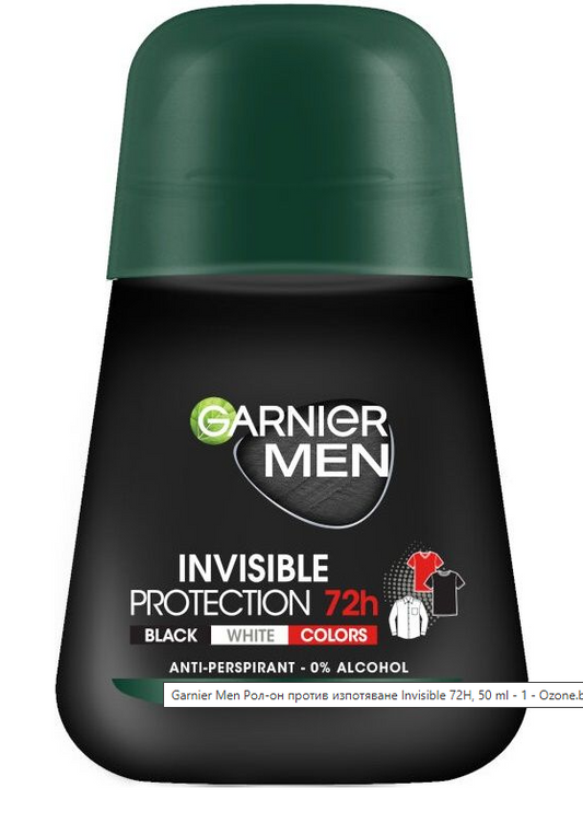 Garnier Men Invisible Black, White & Colors 72H Мъжки рол-он