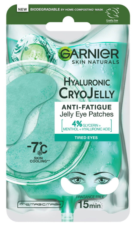 Garnier Skin Naturals Hyaluronic Cryo Jelly Околоочна гел-маска с охлаждащ ефект