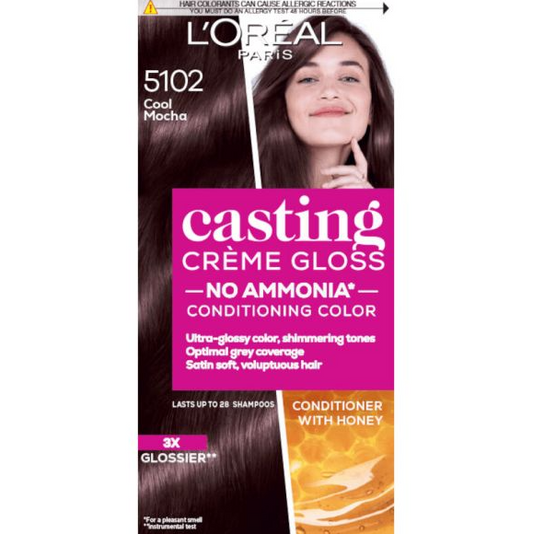 L'Oreal Paris Casting Creme Gloss 5102 Cool mocha Боя за коса