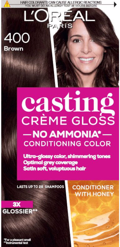 L'Oreal Paris Casting Creme Gloss 400 Brown Боя за коса