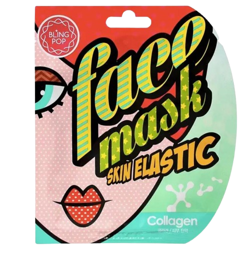 Blingpop Collagen Skin Gel Mask Гел маска за лице с колаген