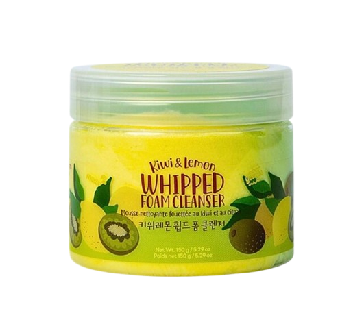 Glamfox Kiwi & Lemon Whipped Foam Cleanser Почистваща пяна за лице с киви и лимон
