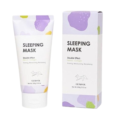 Glamfox Double Effect Sleeping Mask Retinol + Collagen Маска за сън с ретинол и колаген