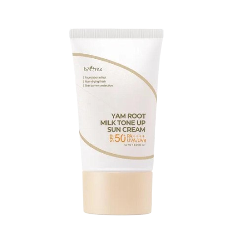 Isntree Yam Root Milk Tone Up Sun Cream SPF50+ PA++++ Тониращ слънцезащитен крем за лице