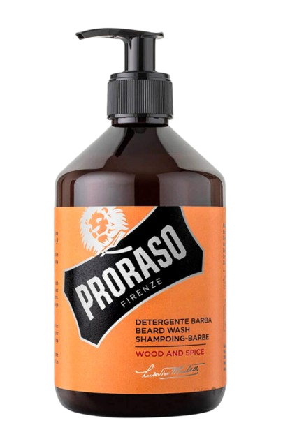 Proraso Beard Shampoo Wood and Spice Подхранващ шампоан за брада Кедър, Шафран и Ванилия