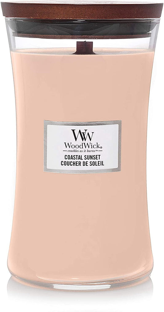 WoodWick Coastal Sunset Ароматна свещ с дървен фитил