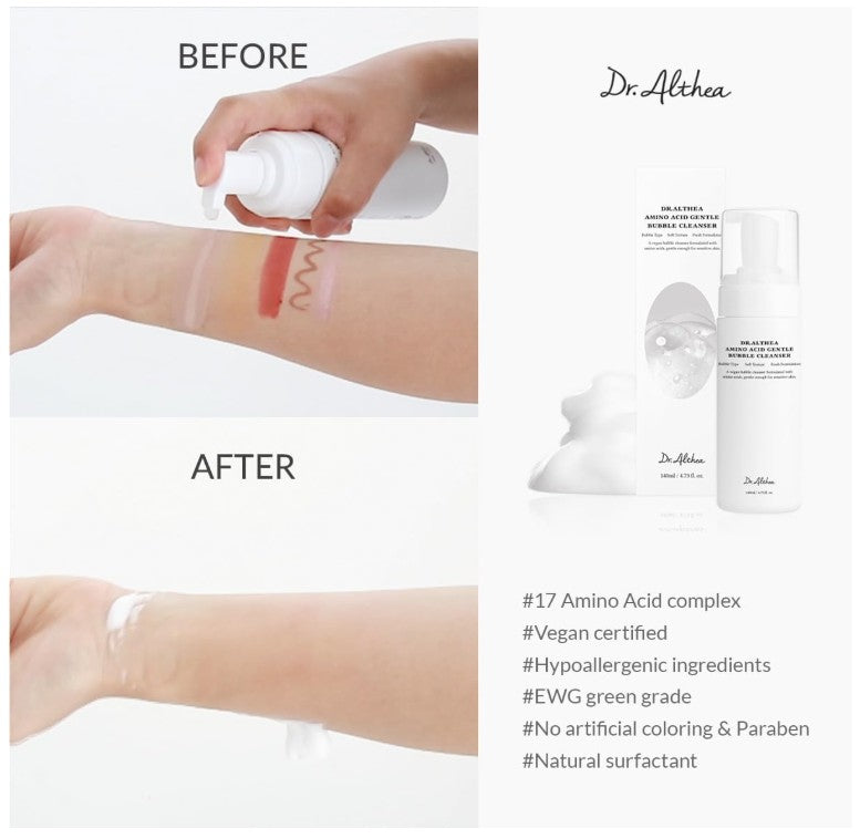Dr. Althea Amino Acid Gentle Bubble Cleanser Почистваща пяна за лице