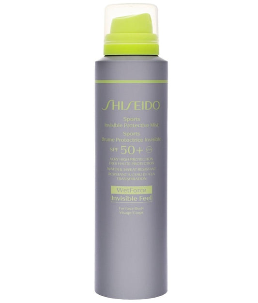 Shiseido Sports Invisible Potective Mist SPF 50+ Слънцезащитен спрей за лице и тяло