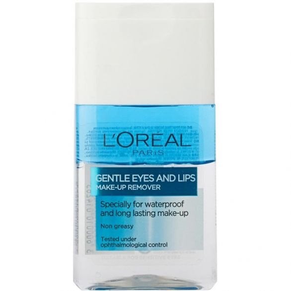 L'Oreal Paris Gentle Eyes and Lips Make-Up Remover Почистващ лосион за очи и устни