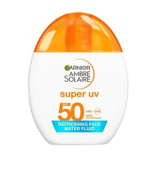 Garnier Ambre Solaire Super UV Refreshing Face Water Fluid SPF50 Слънцезащитен флуид