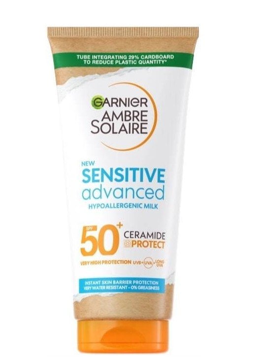 Garnier Ambre Solaire Sensitive Advanced SPF50 Слънцезащитно мляко