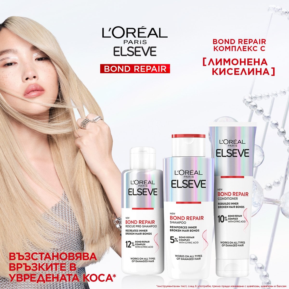 L'Oreal Paris Elseve Bond Repair Грижа за използване преди нанасянето на шампоан