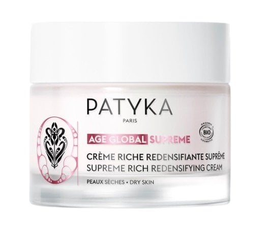 Patyka Age Global Supreme Богат уплътняващ крем за лице за суха кожа