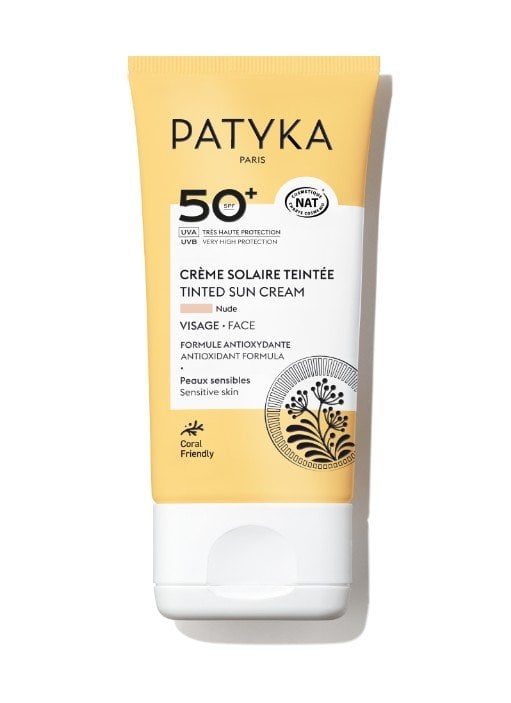 Patyka Suncare Тониран слънцезащитен крем за лице SPF50+ Nude