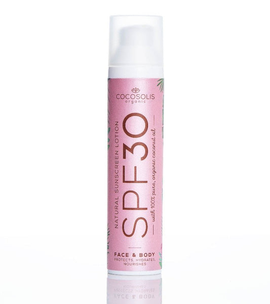 Cocosolis SPF 30 Natural Sunscreen Lotion Натурален слънцезащитен лосион