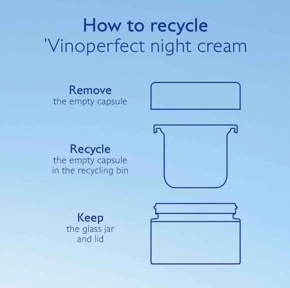 Пълнител за нощен крем Caudalie Vinoperfect против тъмни петна
