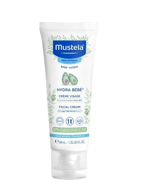 Mustela Хидра бебе крем за лице