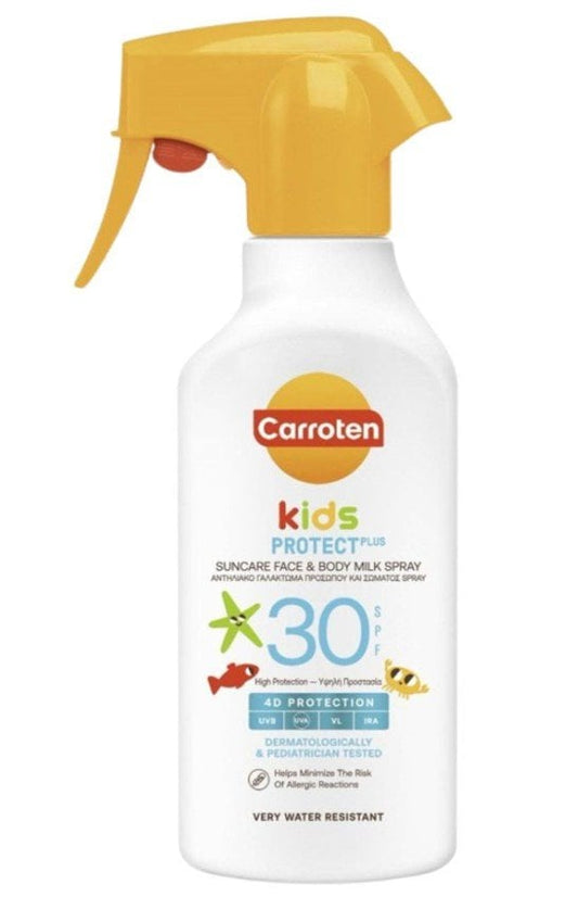 Carroten Kids Слънцезащитно спрей мляко за деца за лице и тяло SPF50