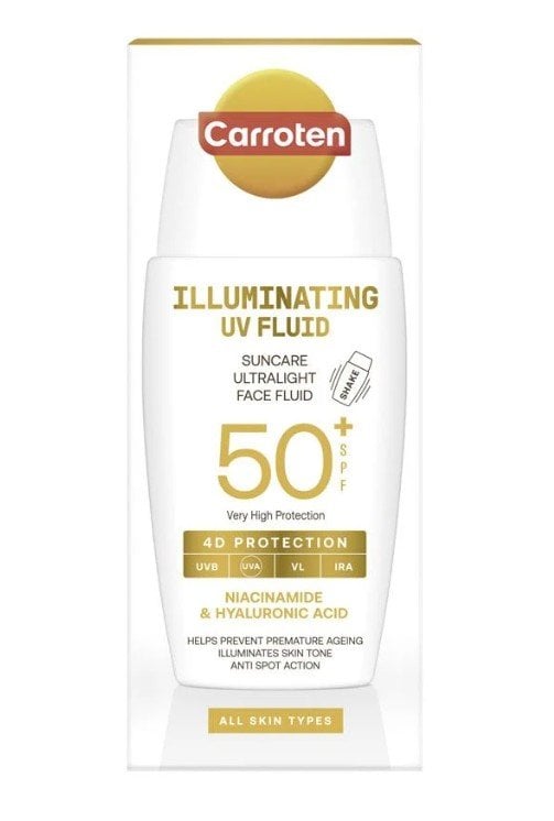 Carroten Illuminating UV Fluid Слънцезащитен флуид за лице SPF50+