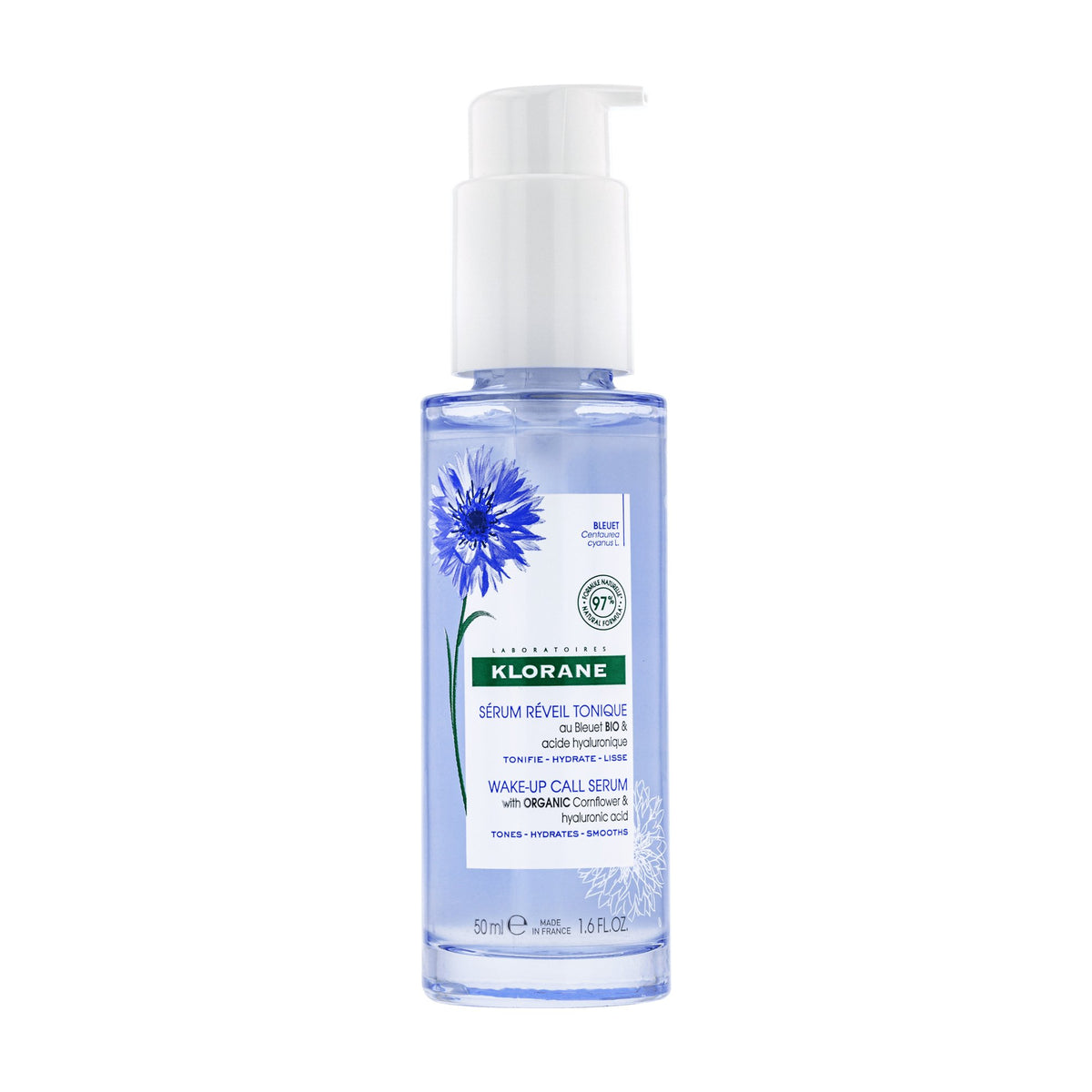 Klorane Cornflower Серум за лице с метличина