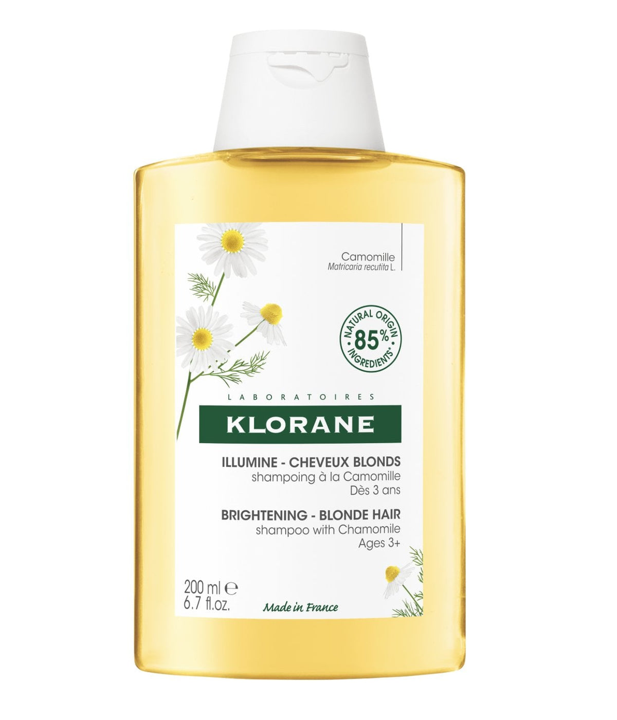Klorane Chamomile Illumine Озаряващ шампоан за руса коса