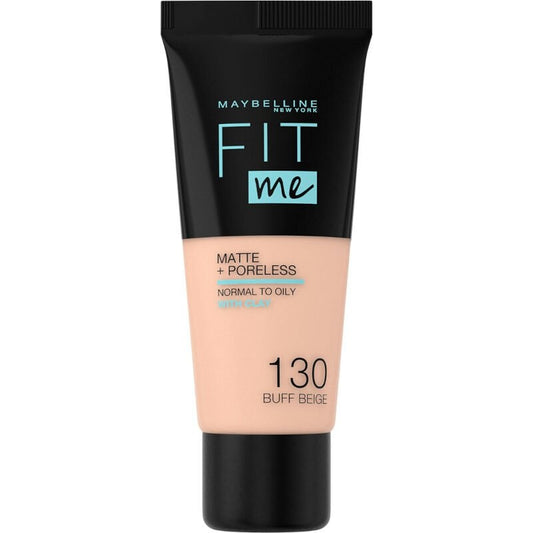 Maybelline FIT ME MATTE Фон дьо тен 130 BUFF BEIGE