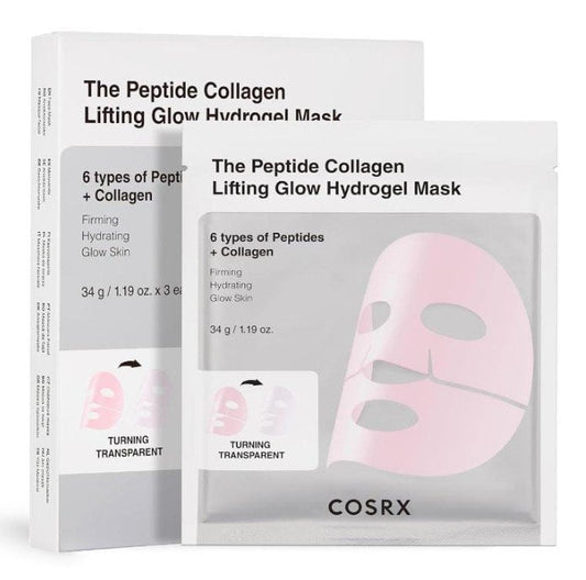 Cosrx Peptide Collagen Glow Hydrogel Mask 3 Pack Маска за лице