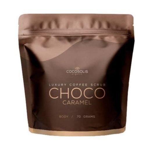 Cocosolis Coffee Scrub Choco Caramel Pouch 70 g