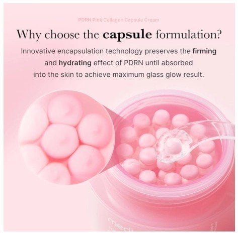 Medicube Pdrn Pink Collagen Capsule Cream Капсулен крем за лице
