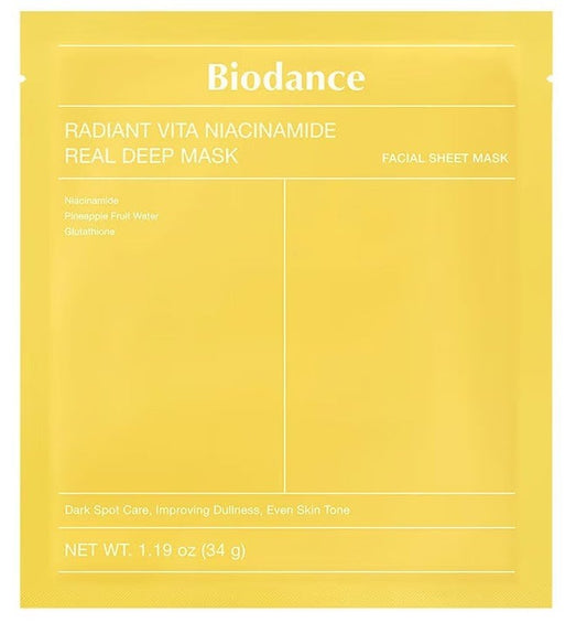 Biodance Radiant Vita Niacinamide Real Deep Mask Маска за лице