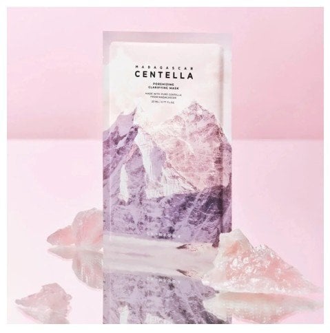 Skin1004 Madagascar Centella Poremizing Clarifying Mask Ексфолираща лист маска за лице