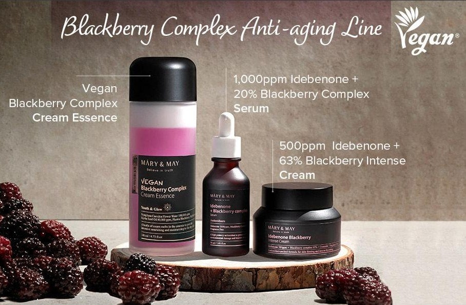 Mary & May Vegan Blackberry Complex Cream Essence Веган крем есенция с къпини
