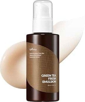 Isntree Green Tea Fresh Emulsion ефективна емулсия за мазна кожа