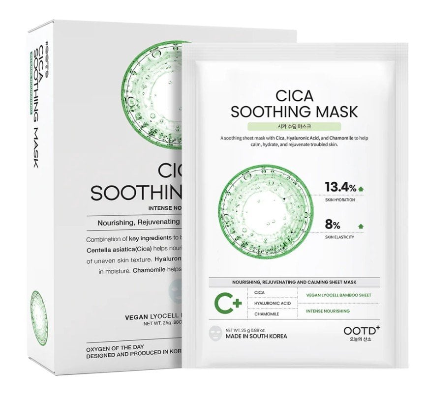 OOTD Cica Soothing Mask Успокояваща маска с центела