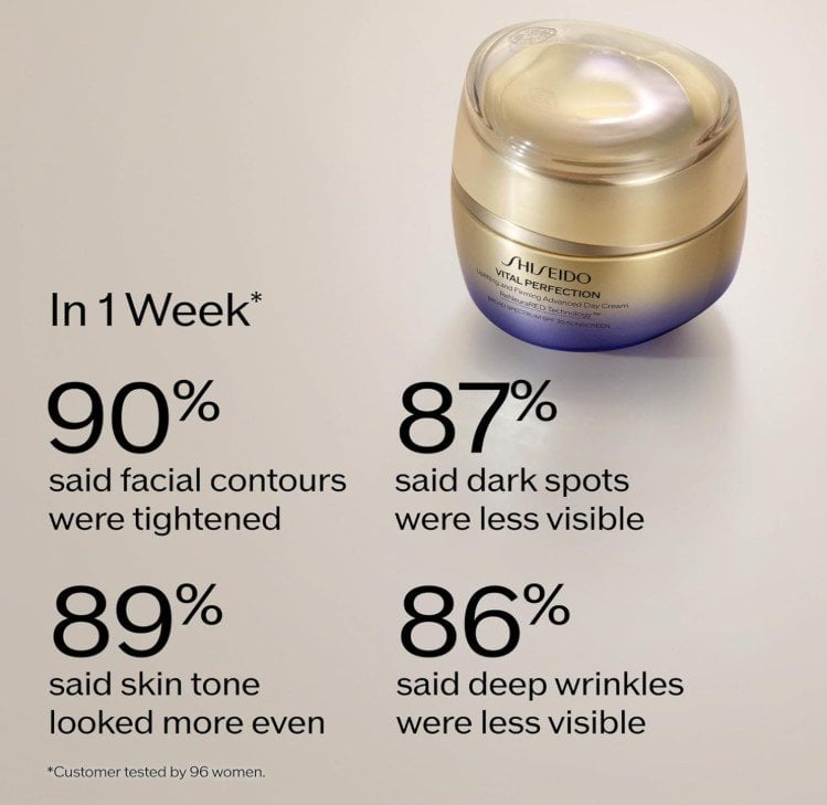Shiseido Vital Perfection Uplifting and Firming Advanced Day Cream SPF30 Дневен крем с усилен лифтинг ефект