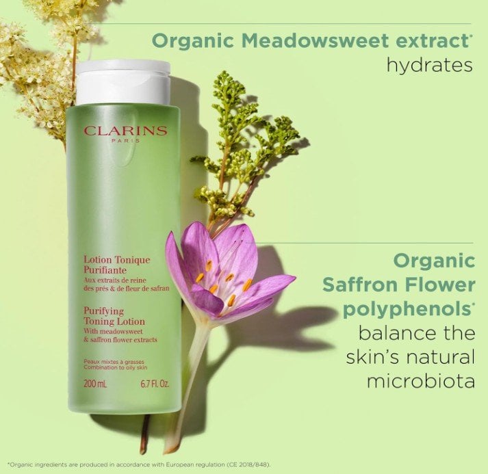 Clarins Purifying Toning Lotion Почистващ тоник за мазна кожа