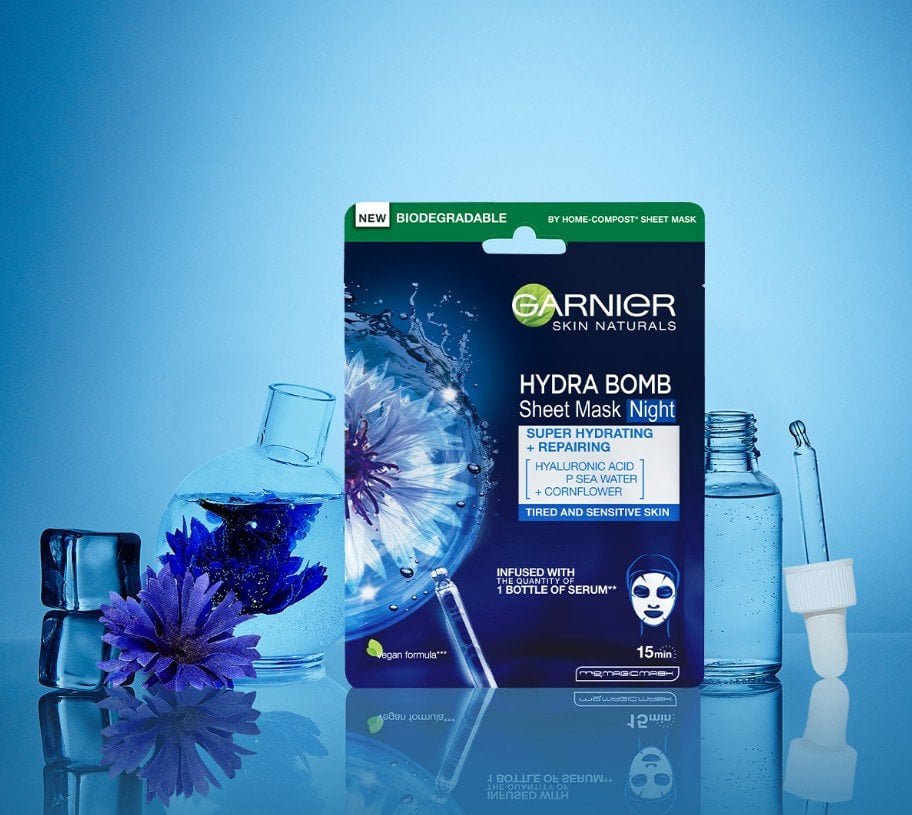 Garnier Skin Naturals Hydra Bomb Night Mask Нощна маска за лице