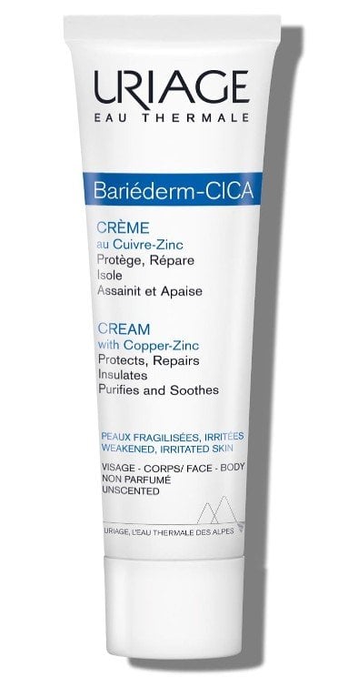 Uriage Bariederm Cica Repairing Cream With D-Panthenol And Copper-Zinc Възстановяващ крем за лице
