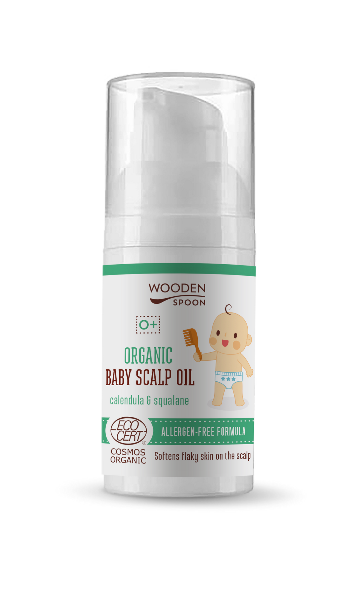 Wooden Spoon Organic Baby Scalp Oil 0+ Бебешко олио за скалп