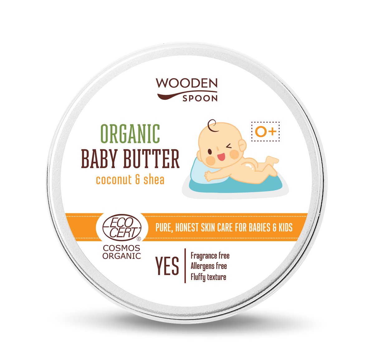 Wooden Spoon Organic Baby Body Butter Бебешко масло за тяло