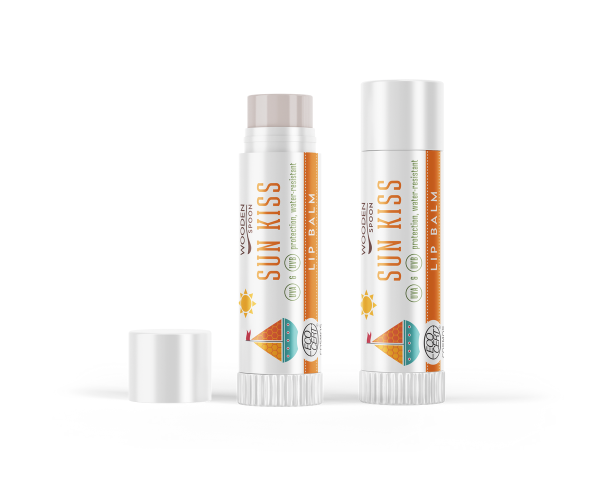 Wooden Spoon Lip Balm SUN Kiss (UV protection) Балсам за устни