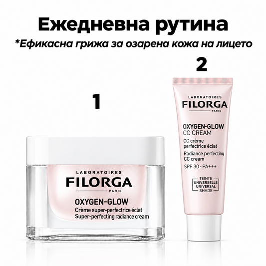 Комплект OXYGEN GLOW CC крем и крем за лице