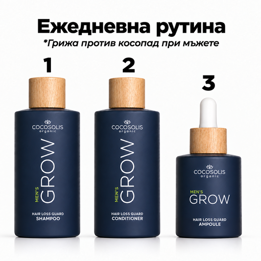 Комплект Men's Grow грижа против косопад