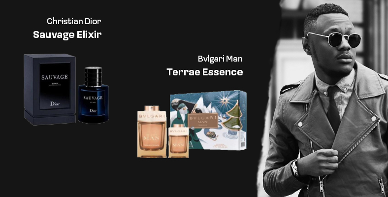 Christian Dior Sauvage Elixir - Bvlgari Man Terrae Essence