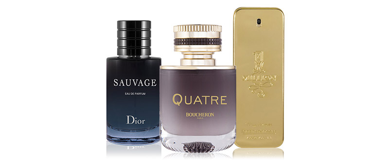 парфюми Paco Rabanne 1 Million, Boucheron Quatre Absolu и Dior Sauvage