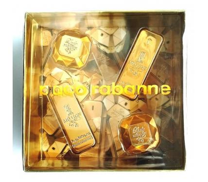 Paco Rabanne Lady Million & 1 Million комплект мини парфюми
