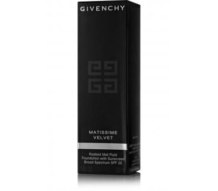 Givenchy Matissime Velvet SPF 20 Mat Fluide 05 Mat Honey Матиращ фон дьо тен със слънцезащитен фактор